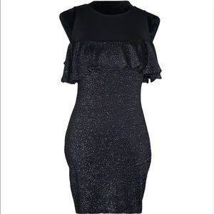 Bailey Blue NWOT black shimmer dress Small